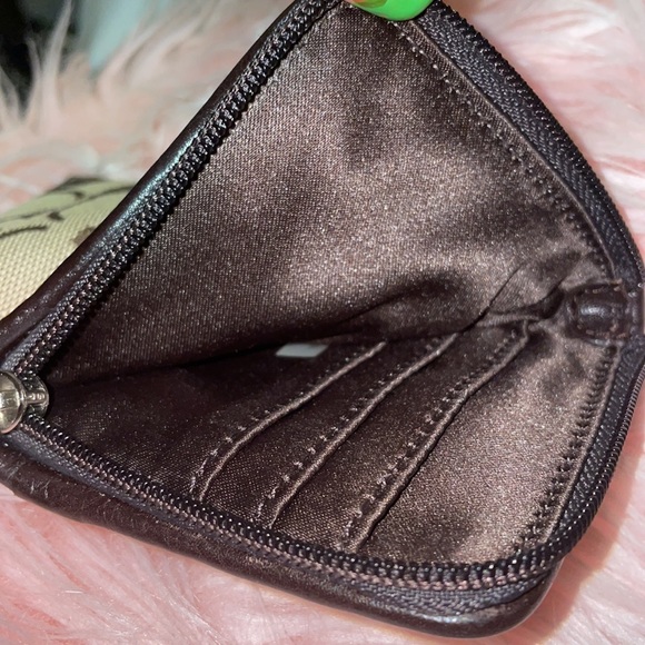 Authentic Monogram Coach Wristlet - Picture 4 of 5